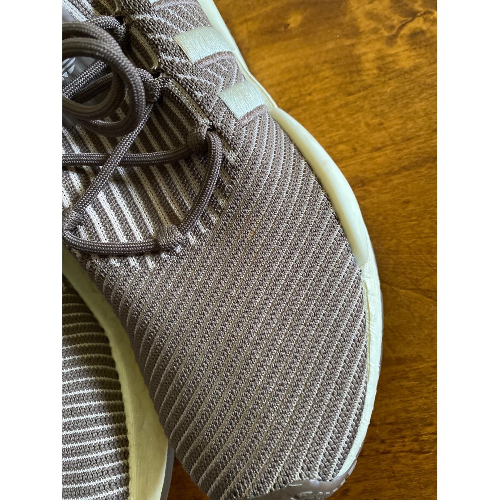Adidas NMD_W1 Earth Strata Taupe White Women Sneakers Size 8.5 EUC - Picture 9 of 10